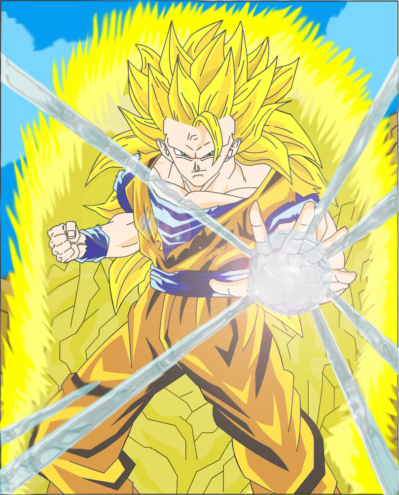 André.LC.design: Goku ( Desenhado no Flash) 2009